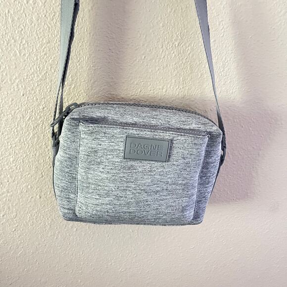 Dagne Dover Micah Neoprene Crossbody Bag in heather gray - Picture 3 of 11